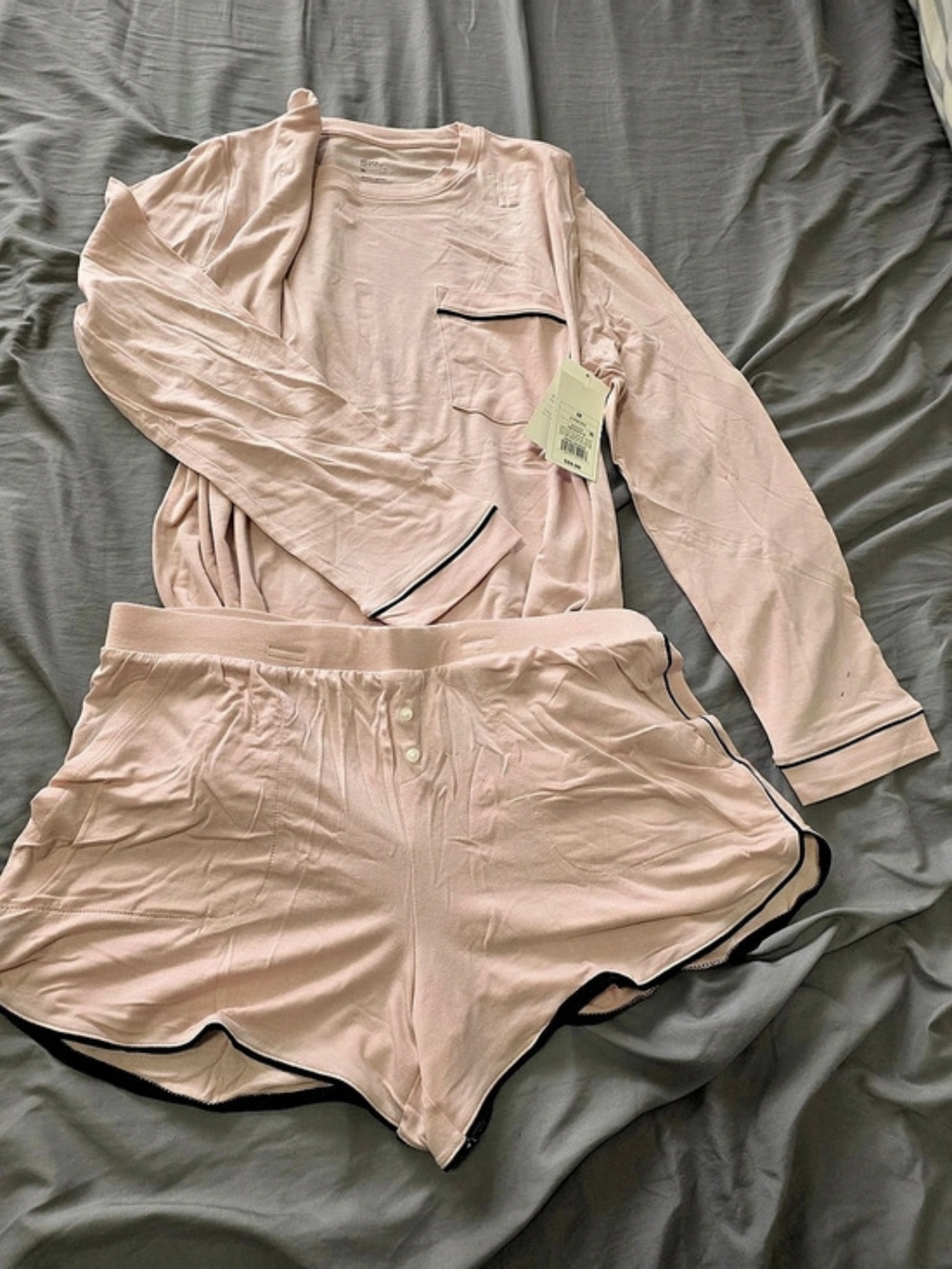 Jones New York 2-Piece Pajama Set Pink Size Medium NWT